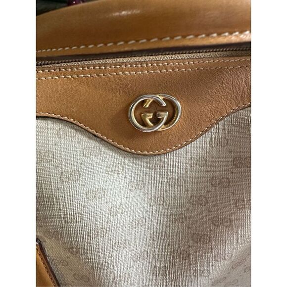Gucci brown gg golden logo Boston bag - Picture 11 of 16